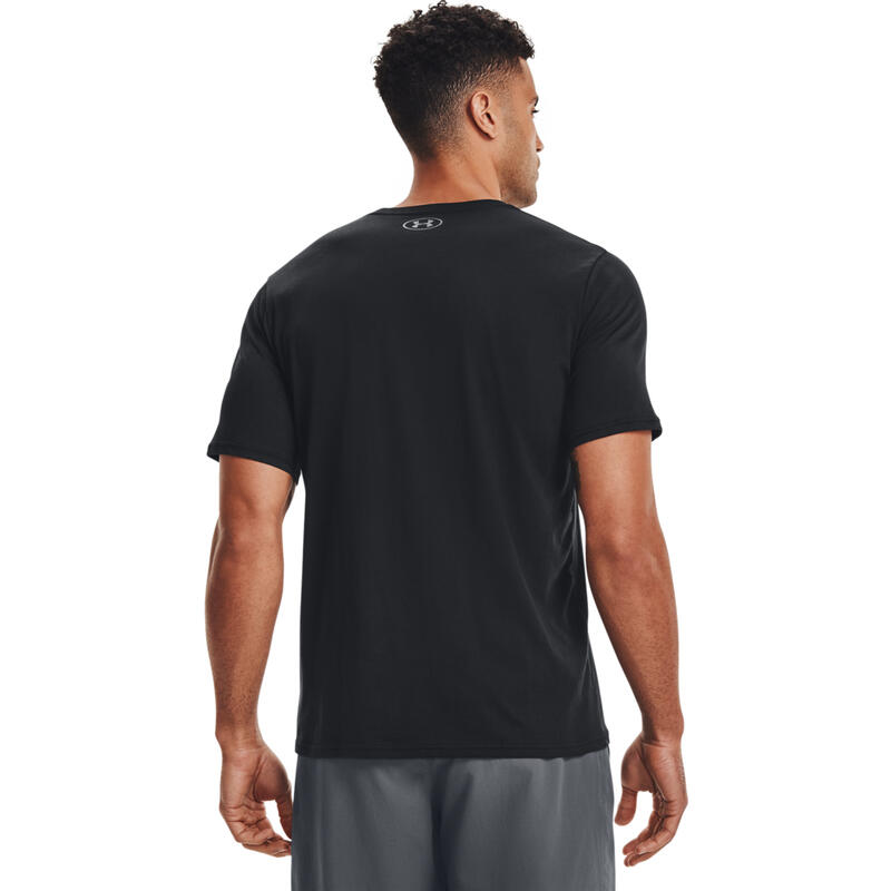T-shirt Under Armour Sportstyle Left Chest, Noir, Hommes