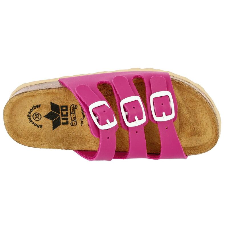 Pantolette rosa Mädchen Pantolette Bioline Kids