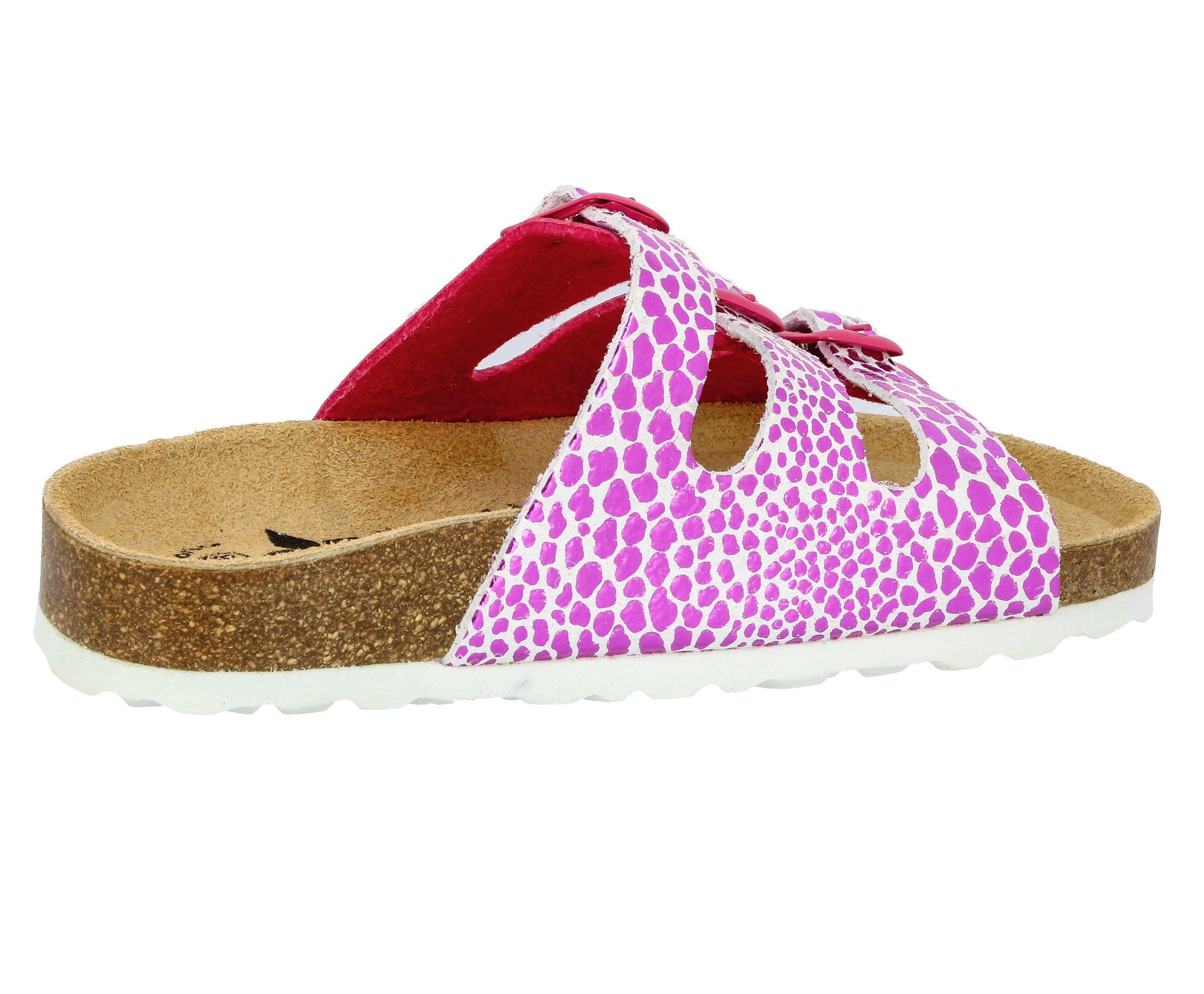 Pantolette Mädchen Schnallen LICO Bioline Trendy 4/6