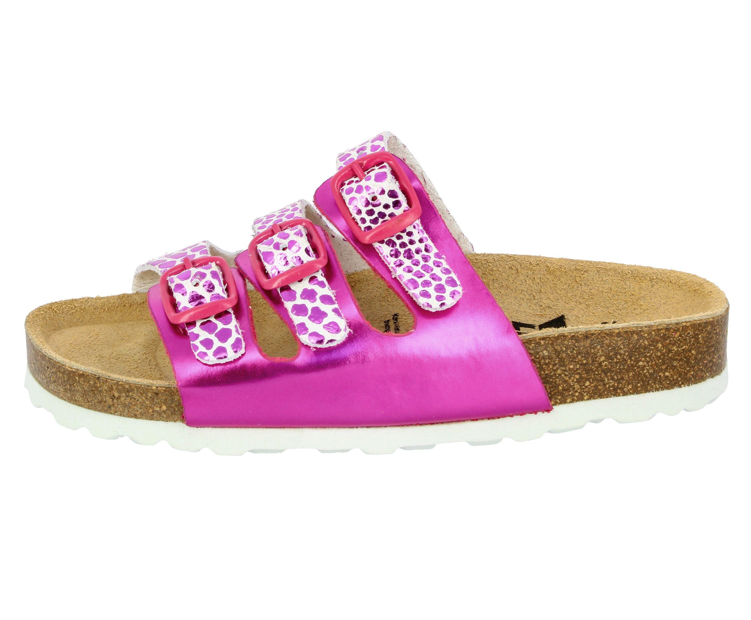 Pantolette Mädchen Schnallen LICO Bioline Trendy 2/6