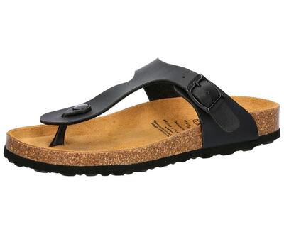 Pantolette schwarz Damen Pantolette Bioline Trend