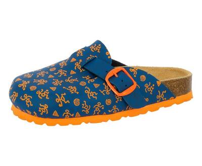 Pantolette blau Jungen Pantolette Bioline Clog Kids