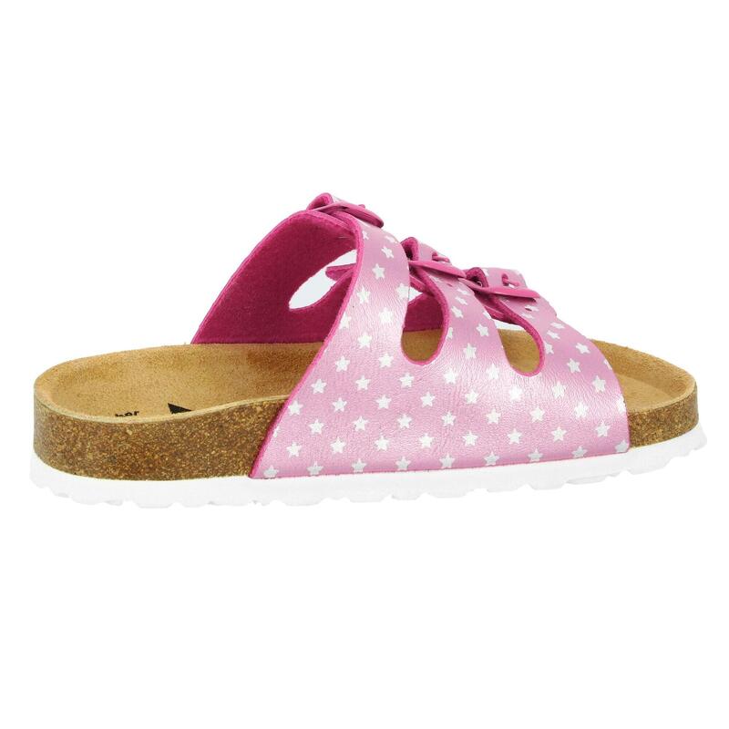 Pantolette rosa Mädchen Slipper Bioline Star