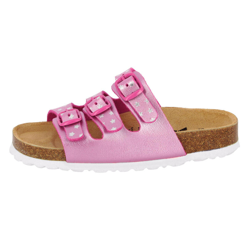 Pantolette rosa Mädchen Slipper Bioline Star