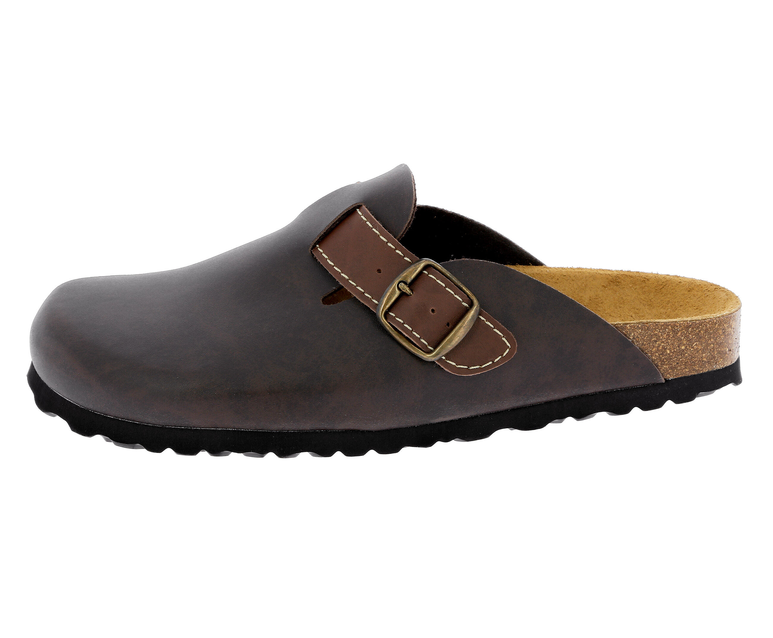 Pantolette braun Herren Bioline Clog