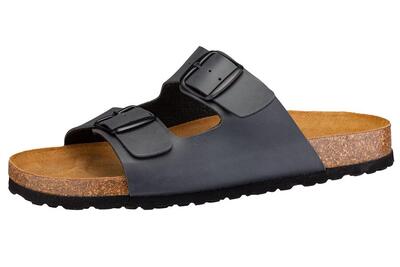 Pantolette grau Herren Pantolette Bioline Man