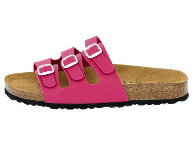 Pantolette rosa Damen Pantolette Bioline