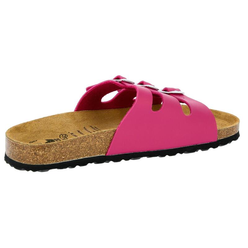 Pantolette rosa Damen Pantolette Bioline