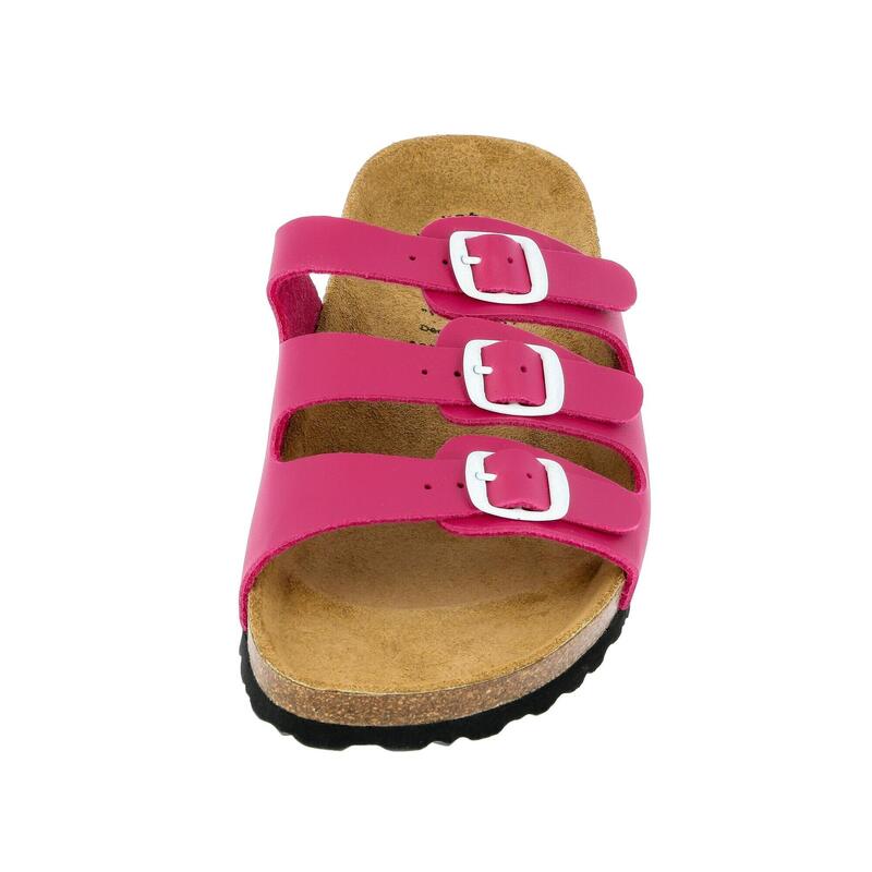 Pantolette rosa Damen Pantolette Bioline