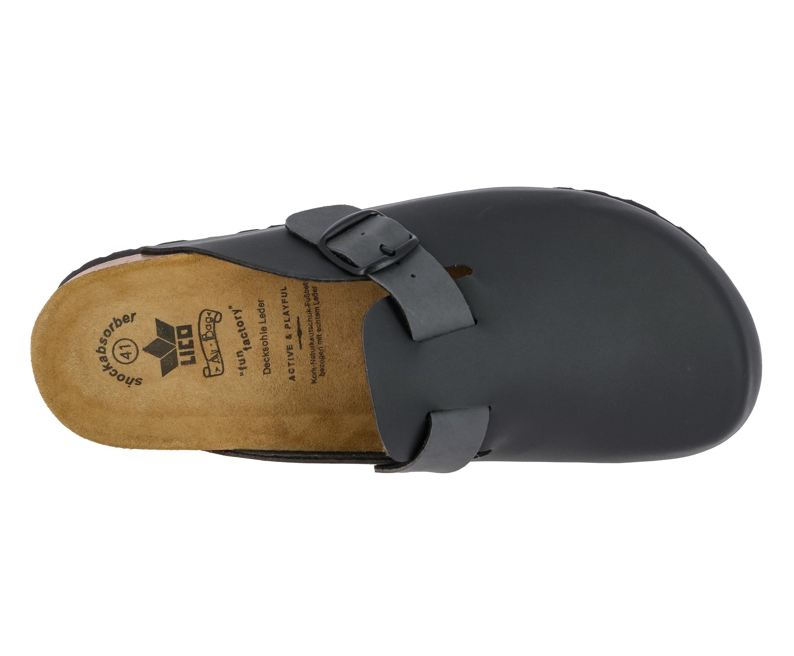 Clog Herren Schnallen LICO Bioline Clog Soft 5/6
