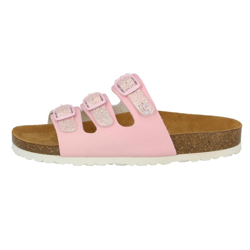 Pantolette rosa Mädchen Slipper Bioline Free Kids