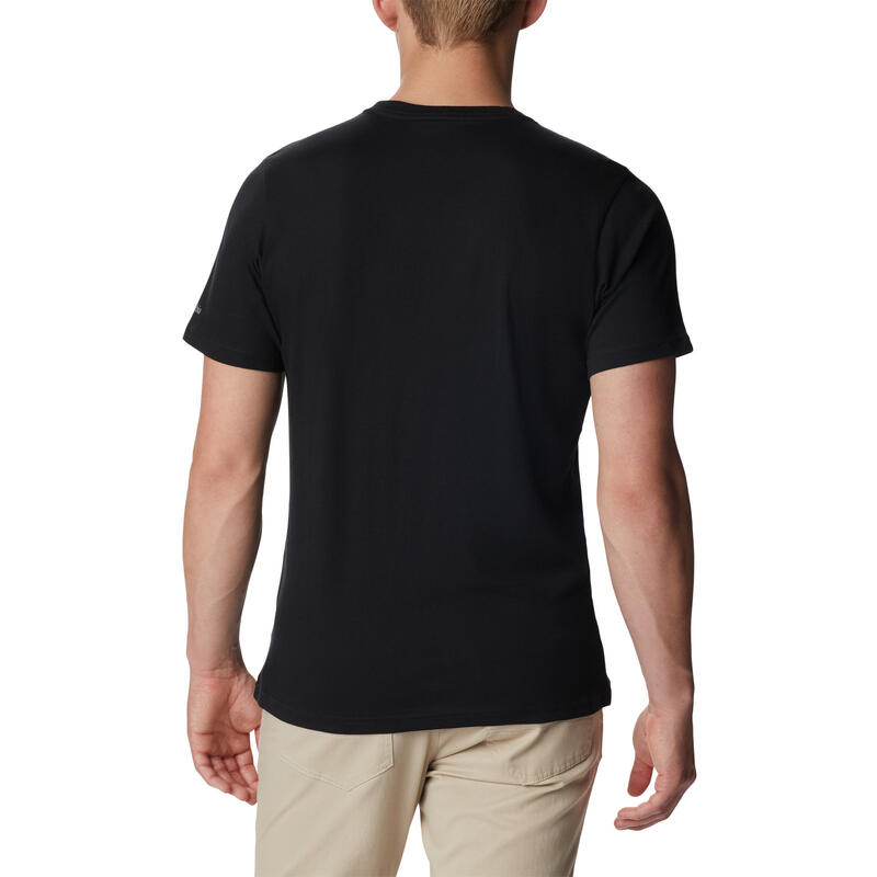 T-shirt Columbia Graphic Casual, Zwart, Mannen