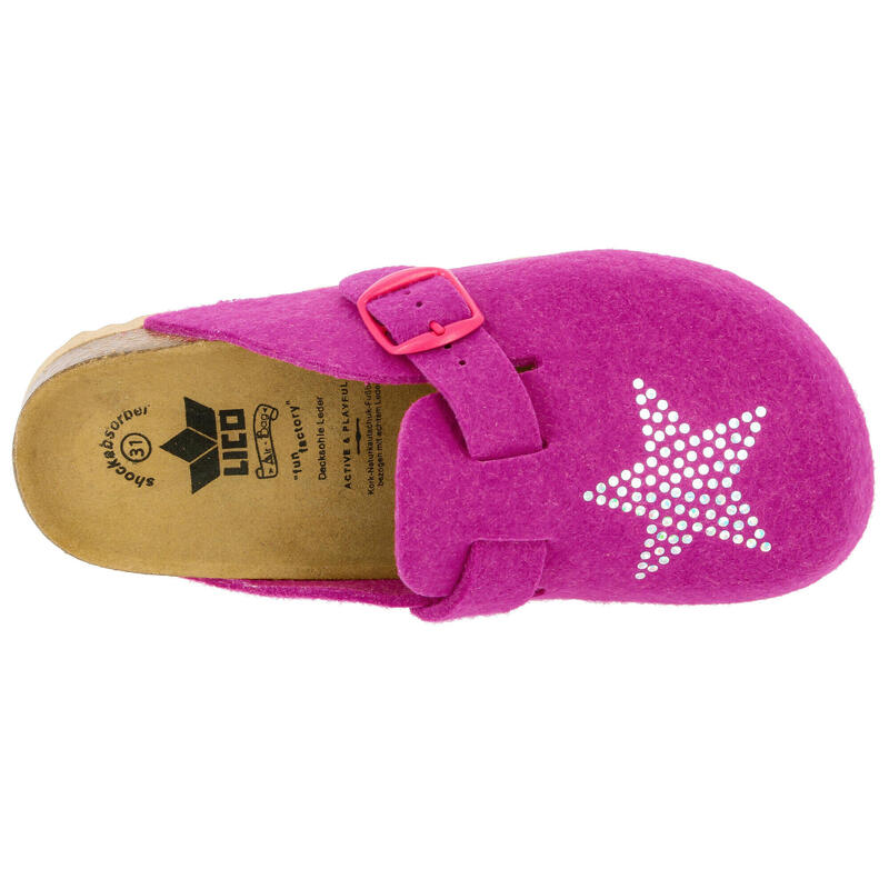 Clog rosa Mädchen Clog Bioline Clog Star