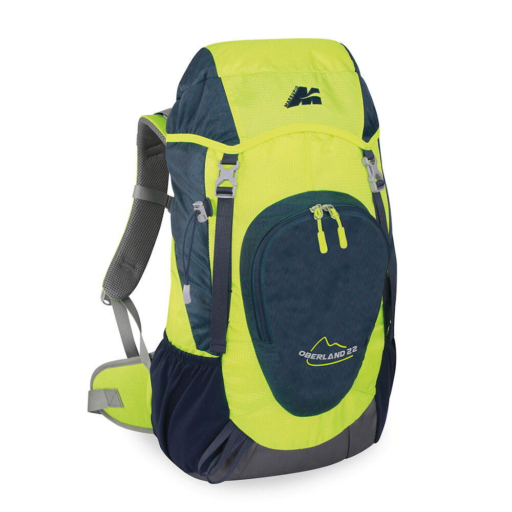 MOCHILA DE CAMINHADAS OBERLAND BLU GIALLO 22L MARSUPIO