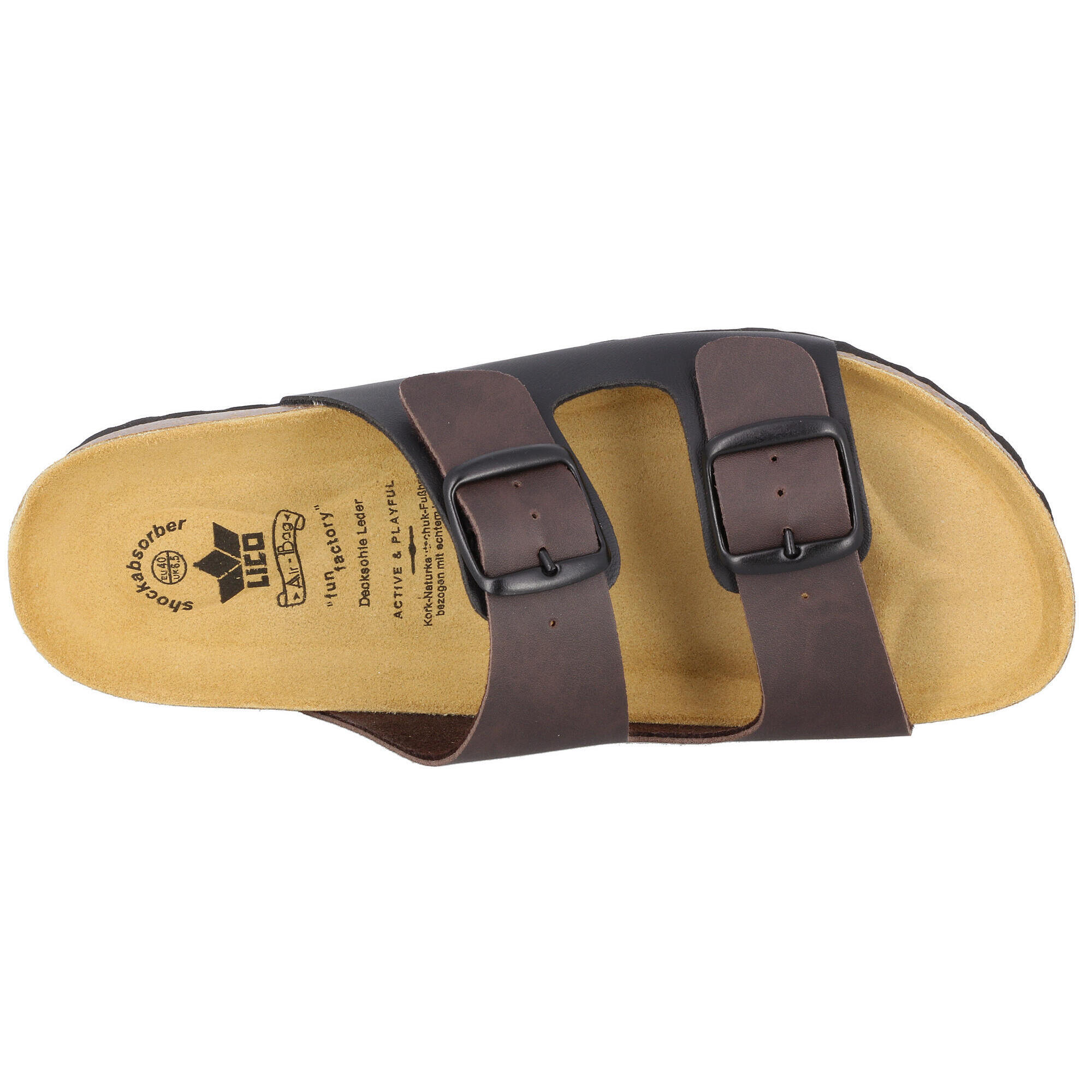 Mule Noir Hommes Bioline Man Soft LICO Decathlon