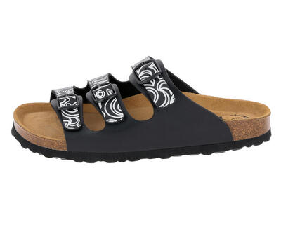 Pantolette schwarz Damen Pantolette Bioline Lady Soft