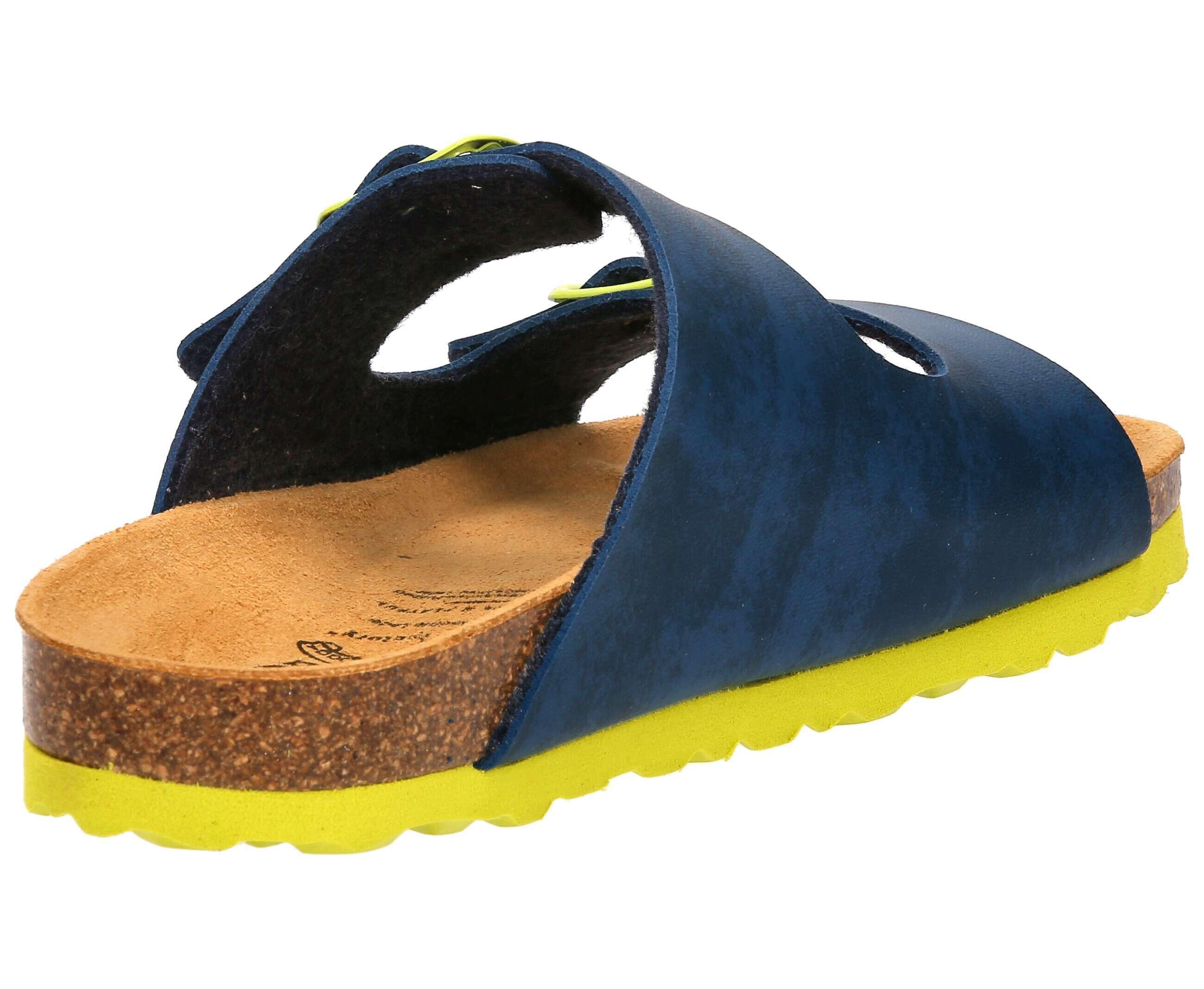 Hausschuh Jungen Schnallen LICO Bioline Kids 4/6