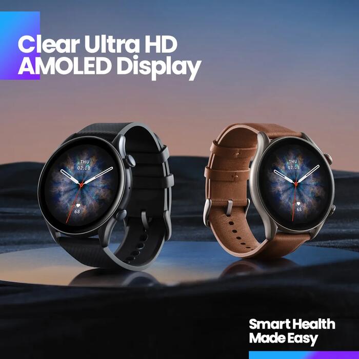 Smartwatch Amazfit GTR 3 Pro Zwart 3/5