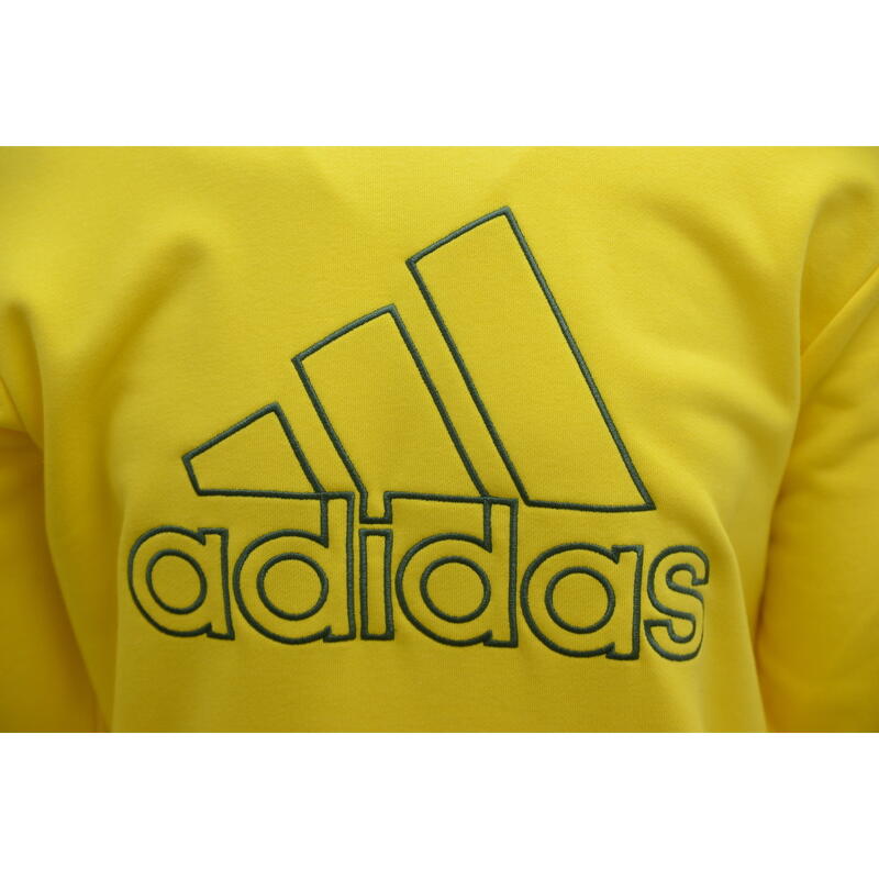 Hoodie adidas Future Icons Embroidered Badge of Sport, Amarelo, Homens