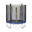 Trampoline 180cm - Cassiopée bleu avec son filet de protection - Trampoline de