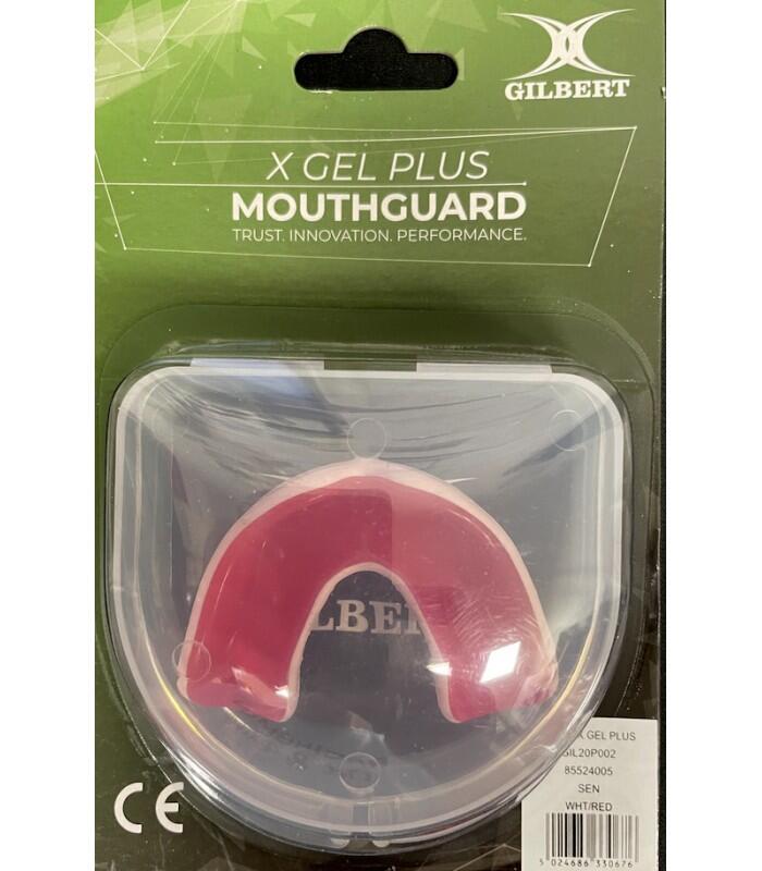 X Gel Plus Mouthguard - White / Red - Adult 2/3