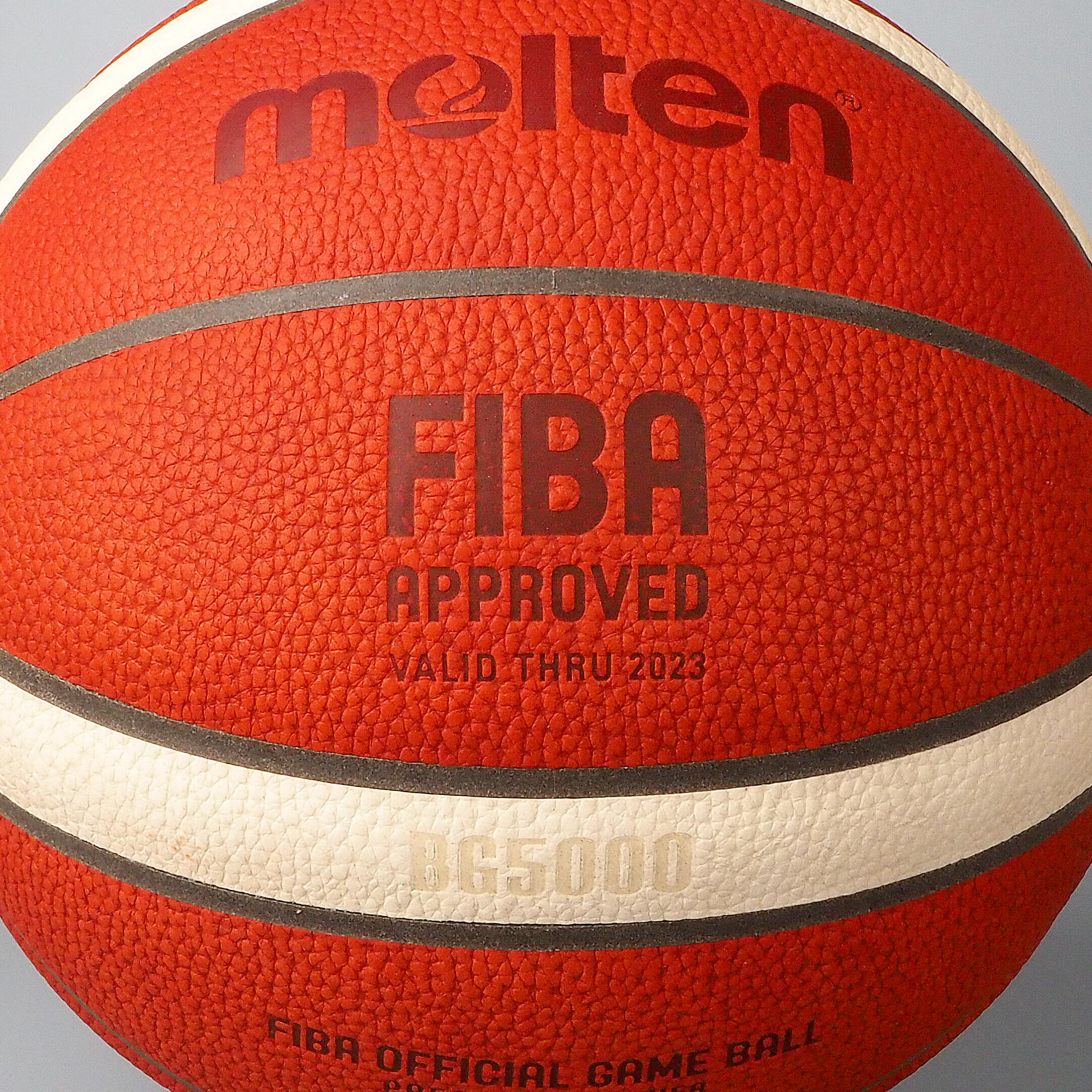 Basketball B7G5000 Genuine Leather S7 FIBA Approved Official