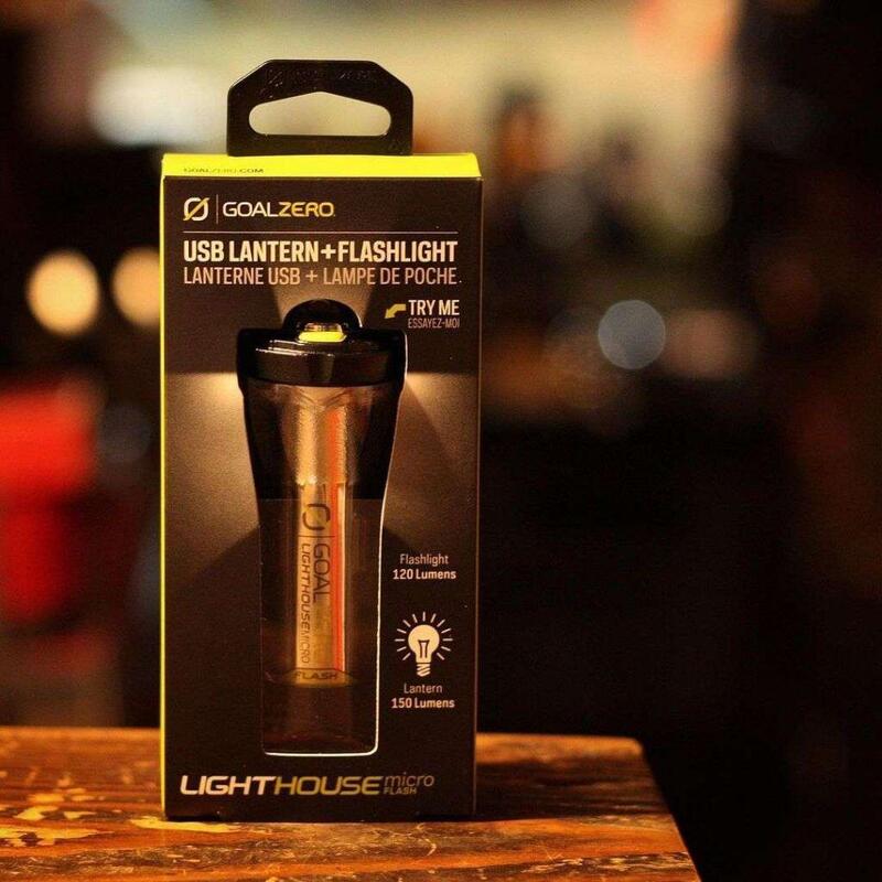 LIGHTHOUSE MICRO FLASH/USB充電露營燈/黑色