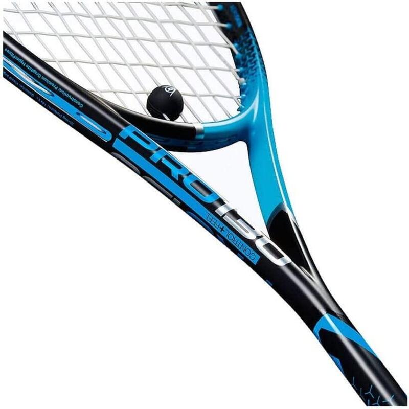 Precision Pro 130 Unisex Carbon Fiber Squash Racket- Blue