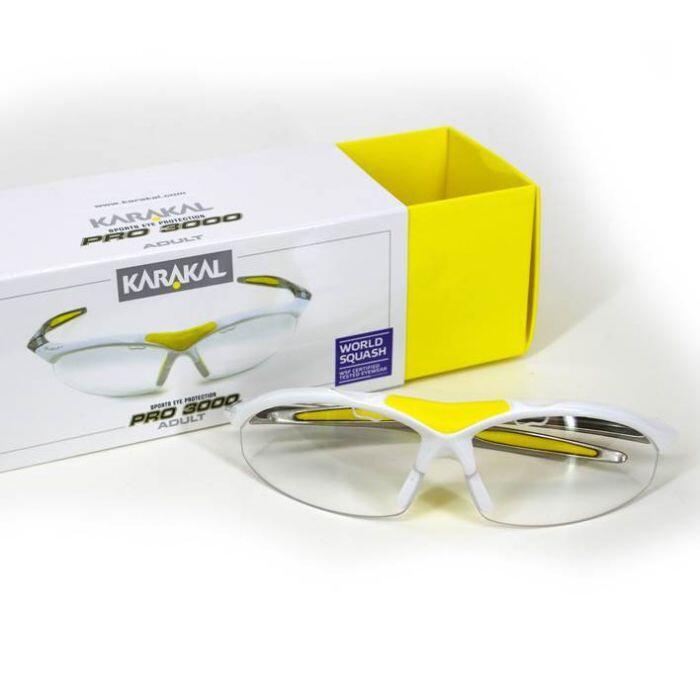 Pro-3000 中性舒適壁球護眼 - 黃色/白色
