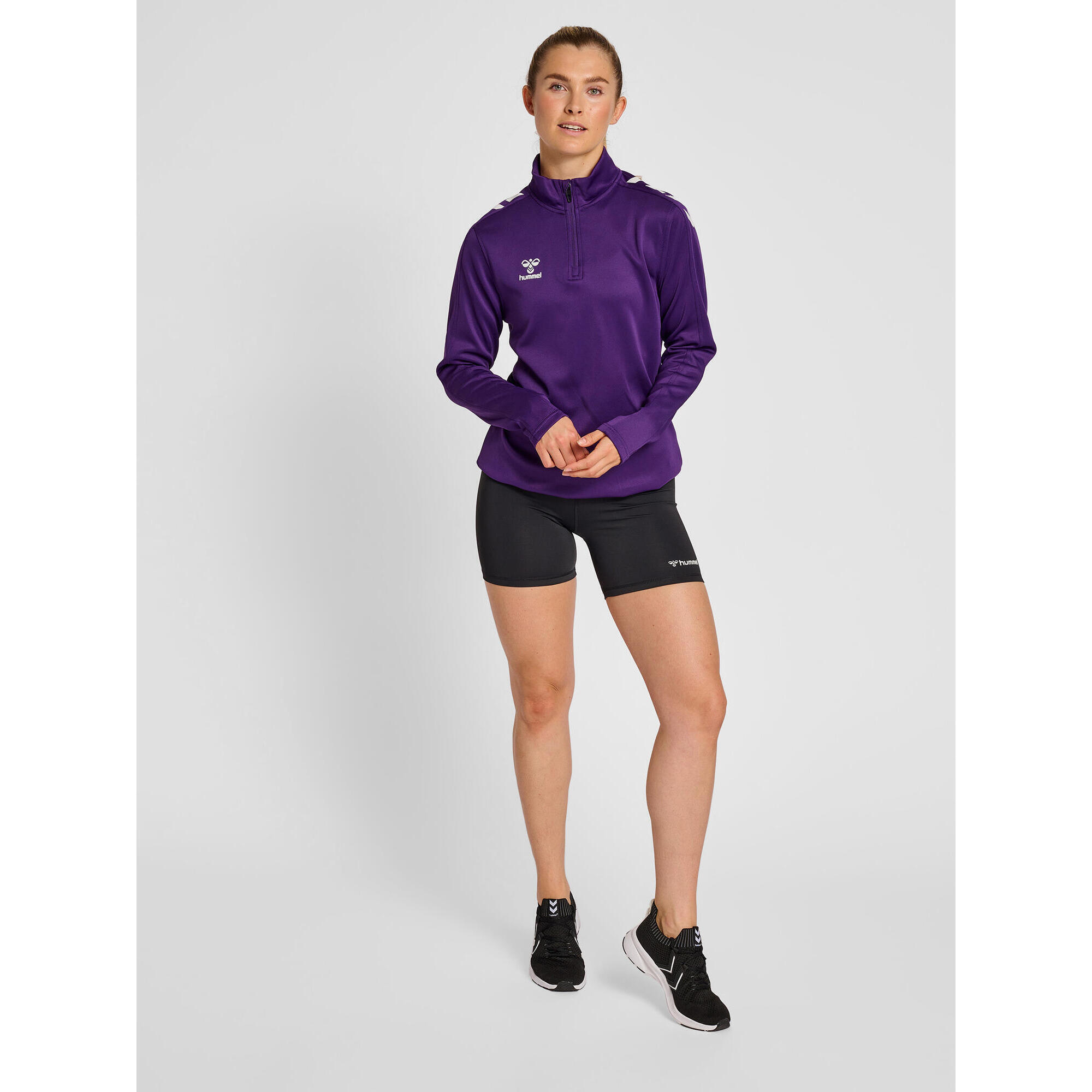 Demie-Fermeture Éclair Zip Sweat-Shirt Hmlcore Femme 2/7