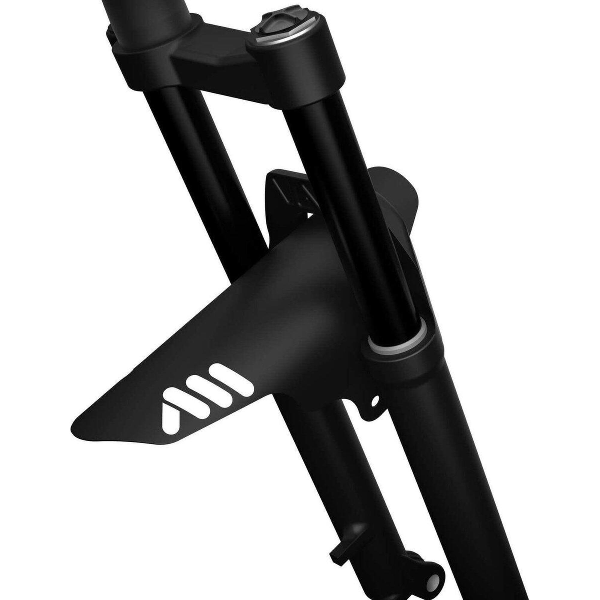 Licht en compact MTB-spatbord vooraan Black 2/5