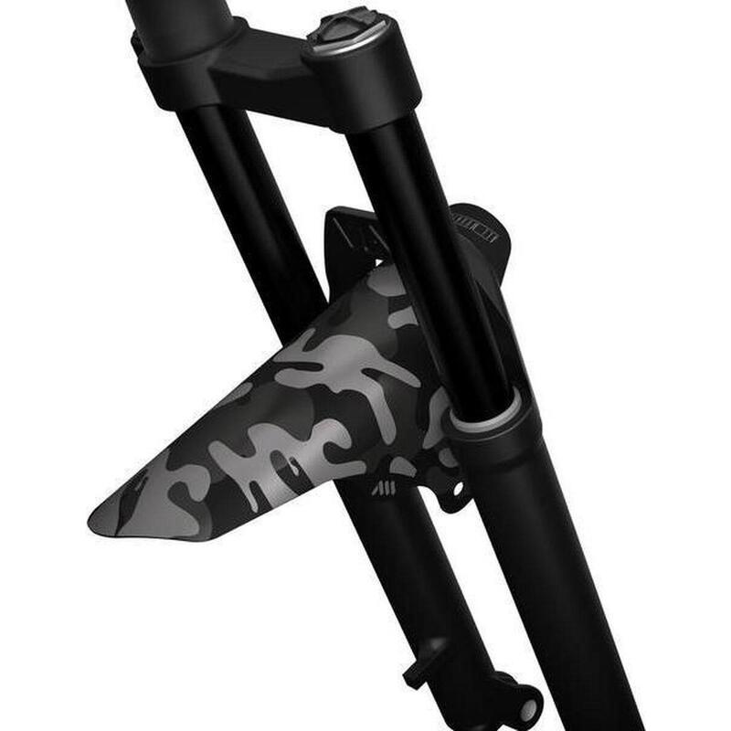 Licht en compact MTB-spatbord vooraan Camo