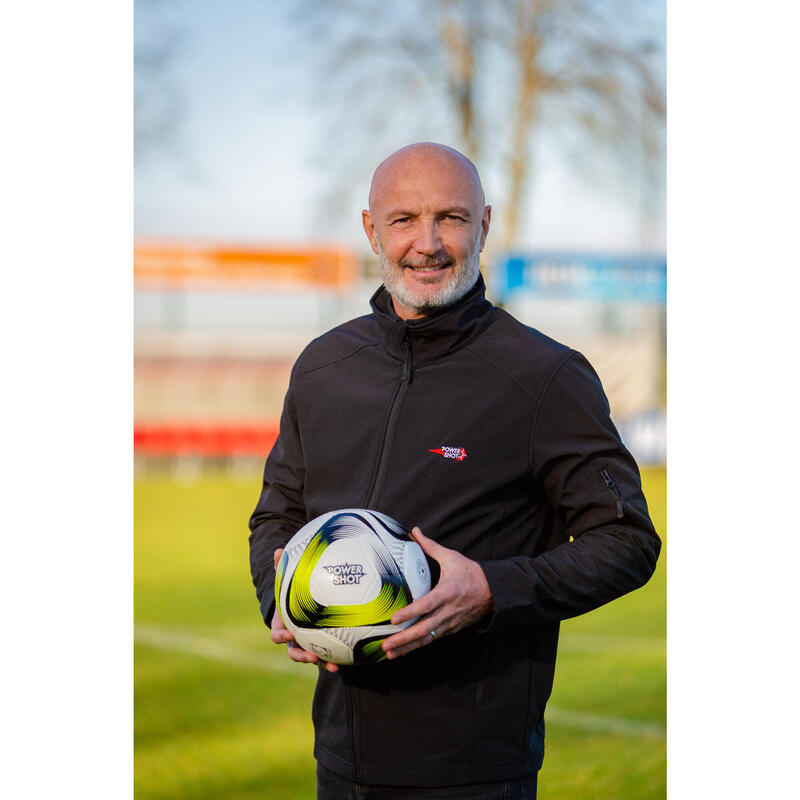 Set van 10 Powershot voetballen maat 3 - Pomp en opbergtasje