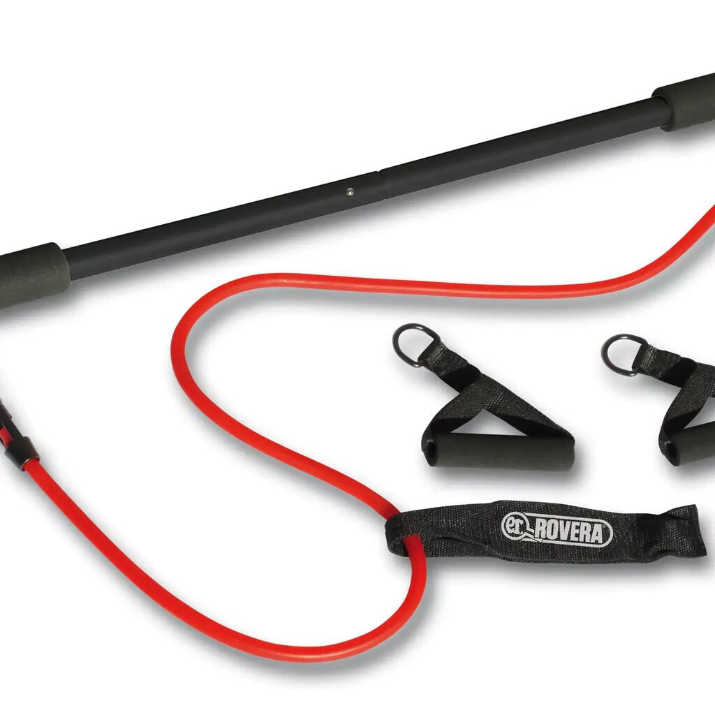 TONE PLUS Multi-Function Door Trainer – Elastic Resistance, Squat & Back Workout