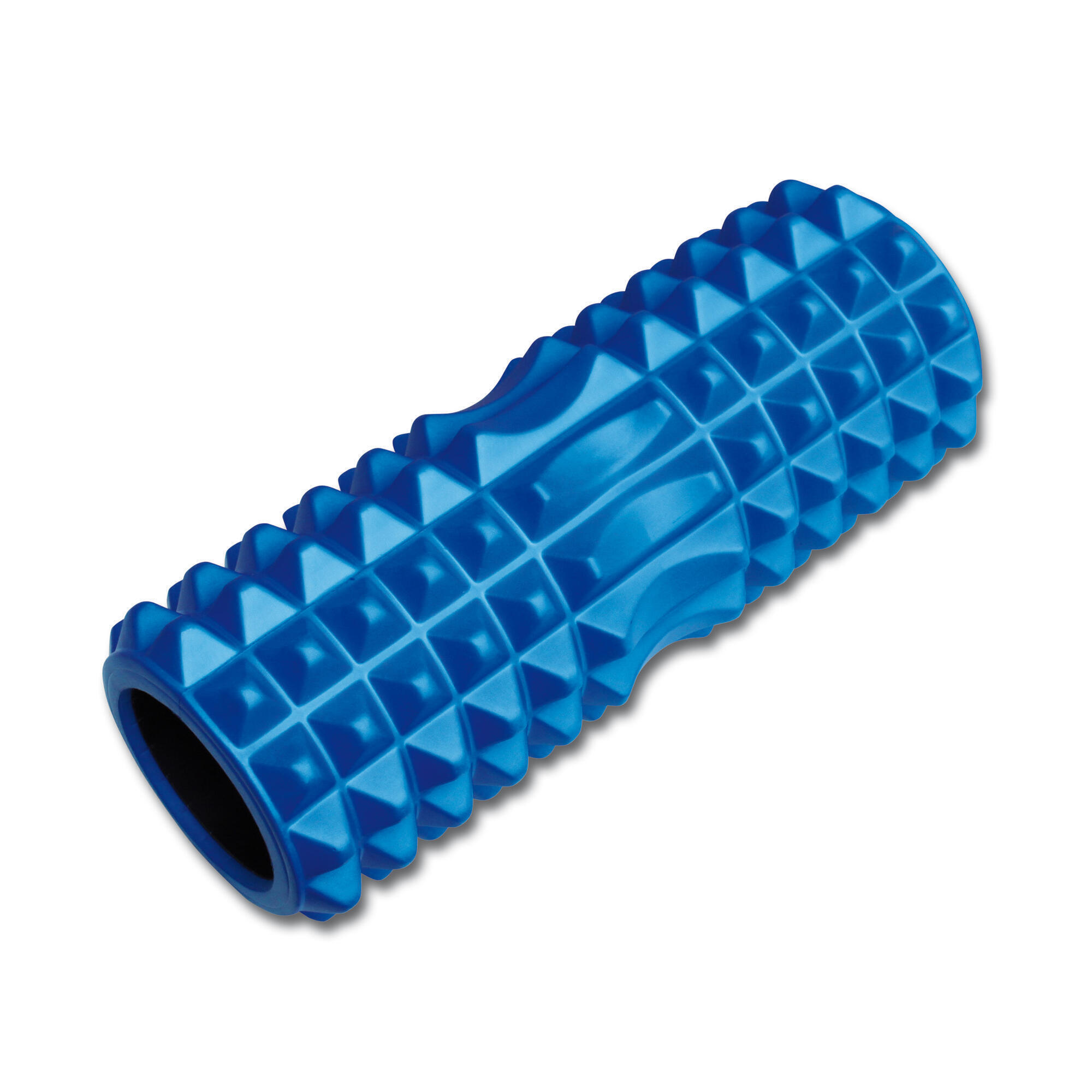 ROVERA Foam Roller Rullo Massaggiante Pilates - 33 cm - Blu