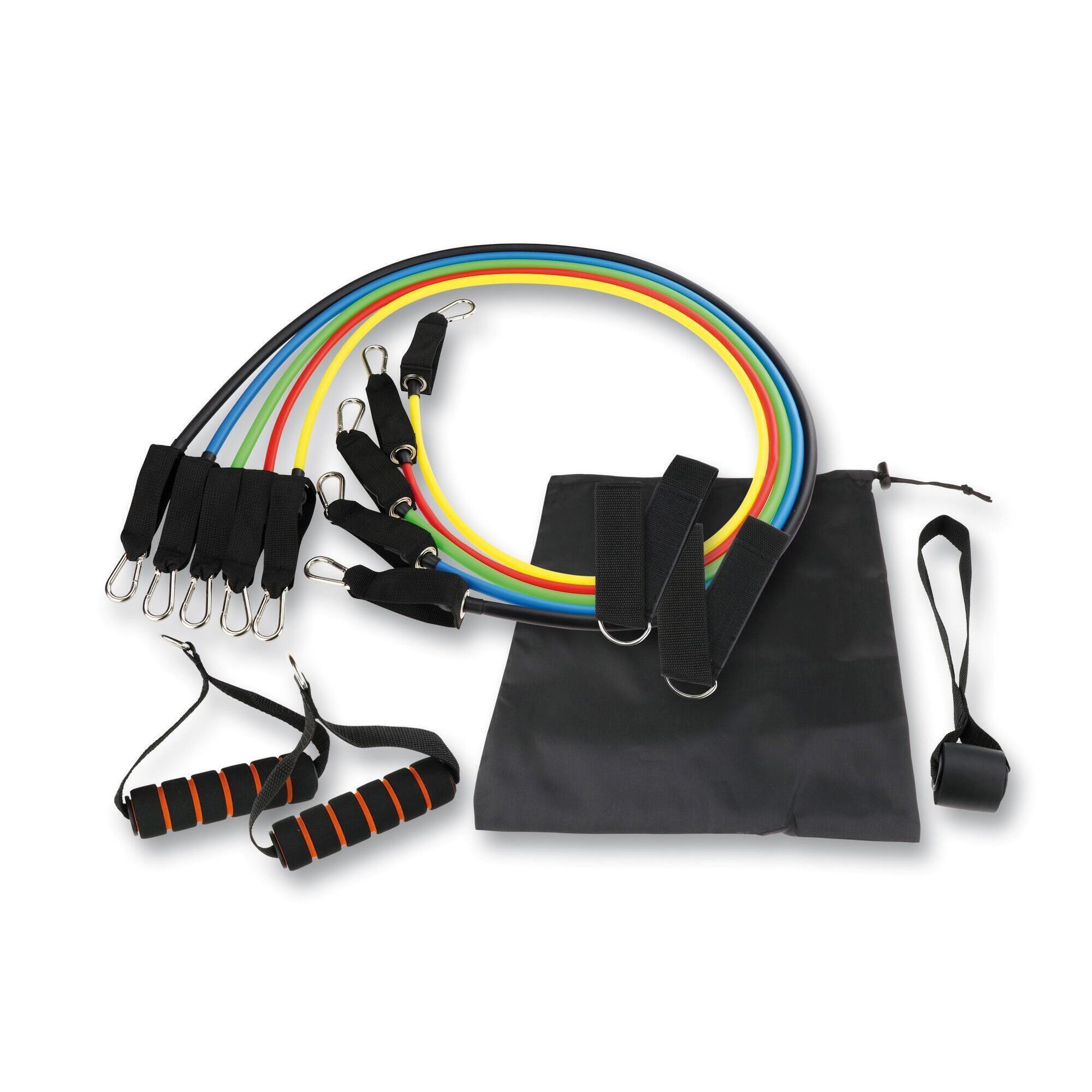 ROVERA Set de 5 Elásticos con Resistencia Diferenciada para Puerta TONE UP PLUS