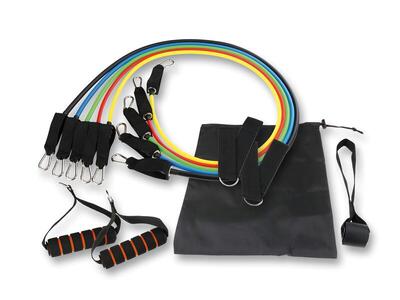 Set van 5 elastieken met verschillende weerstanden voor deur tone up plus