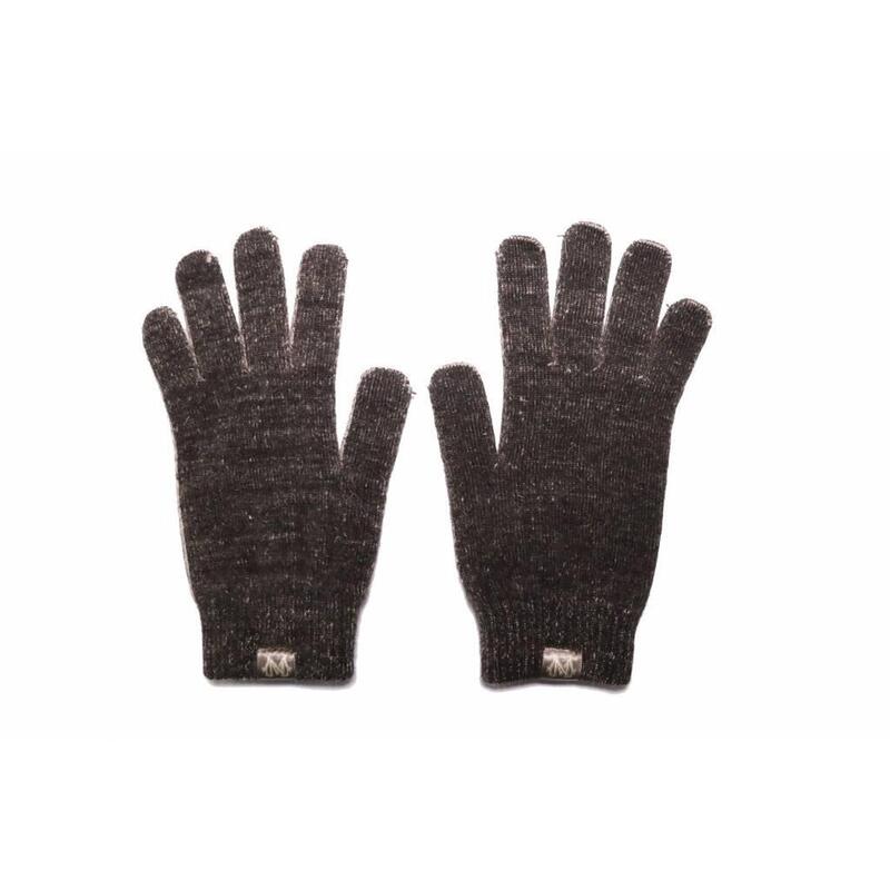 Weft Gants Possum/Merino - Doigts Longs - Marl Noir