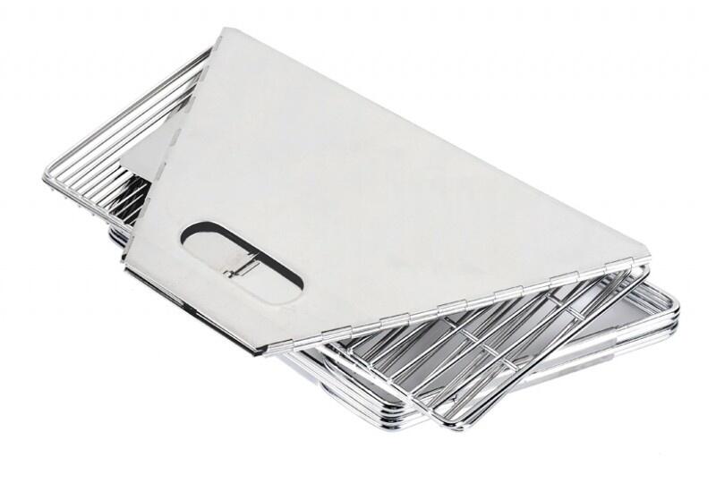 Eifel Outdoor Equipment Ferrum-RVS - Edelstahl Grill und Feuerschale 3/4