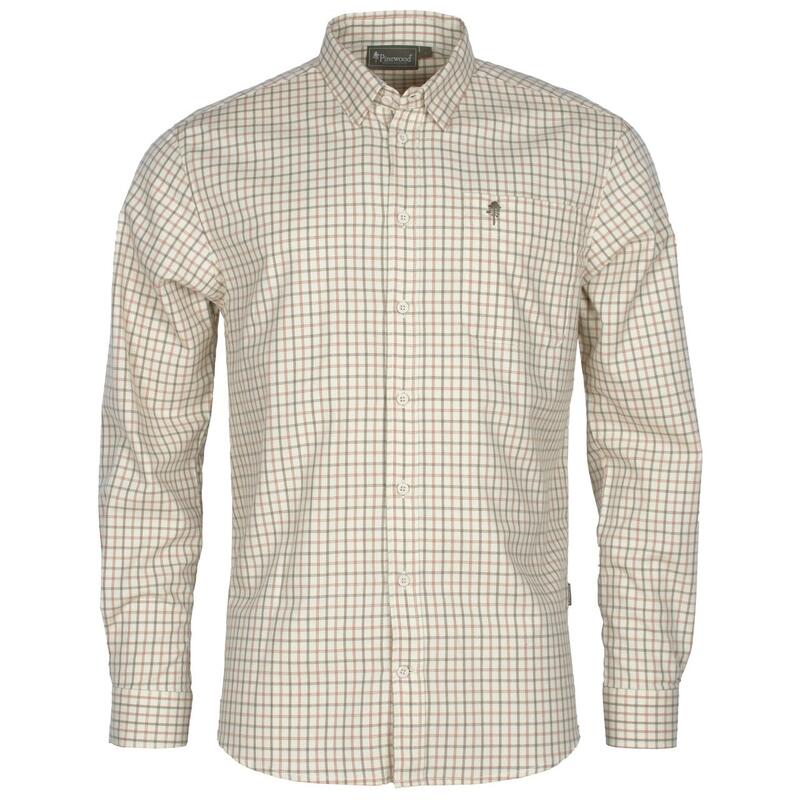 Pinewood Nydala Grouse Shirt - Offwhite/Green