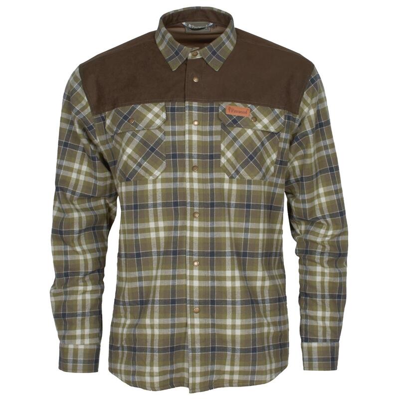 Pinewood Douglas Shirt - Olive/Khaki (9436)