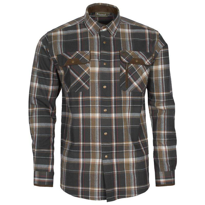 Pinewood Prestwick Exclusive Shirt -Dark Green/Black (9428)