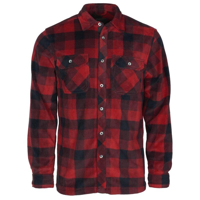 Pinewood Finnveden Canada Fleeceshirt - Red/Black