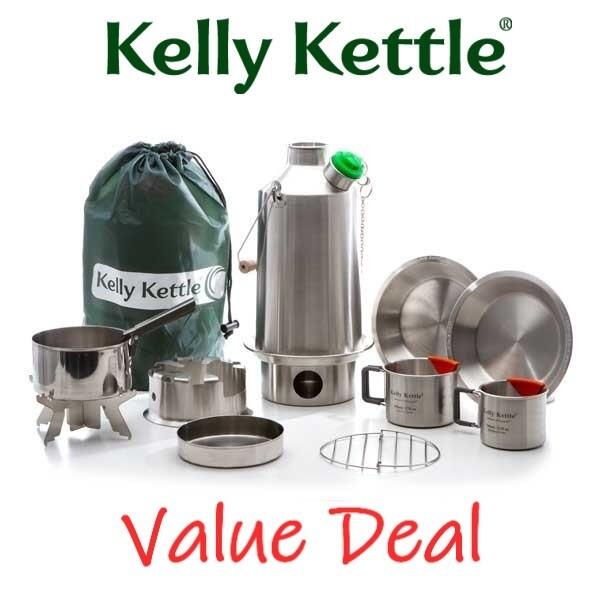 Kelly Kettle Ultimate 'Base Camp' Kit - Stainless Steel NEW