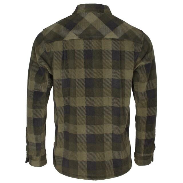 Pinewood Finnveden Canada Fleece Shirt - Vert/Noir