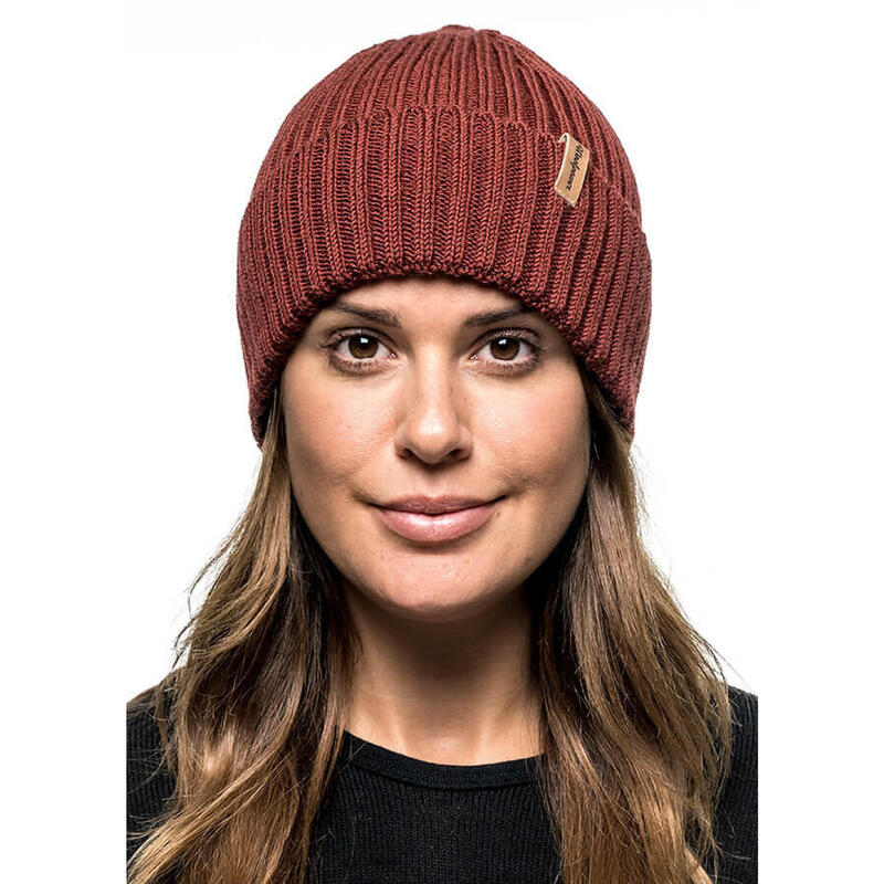 Woolpower Beanie Rib - Rust Red