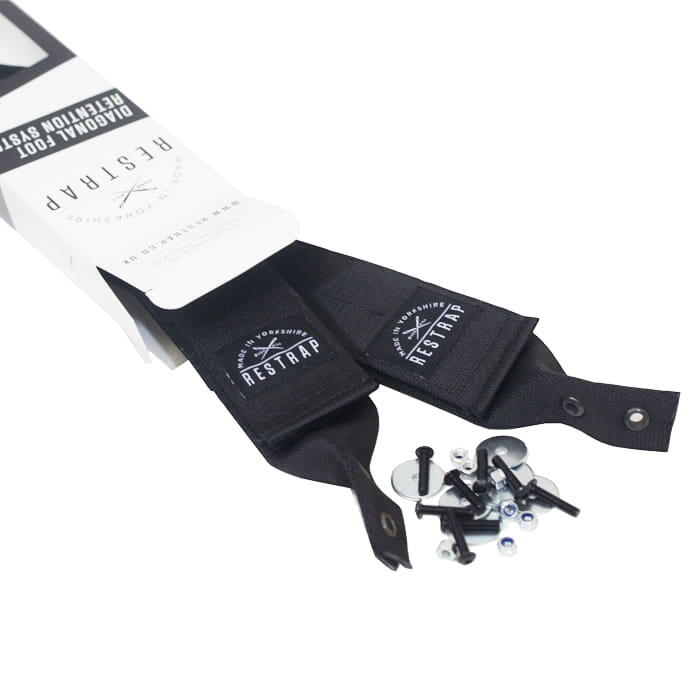 RESTRAP Borsa per bicicletta Pedal Straps Diagonal Nero RESTRAP