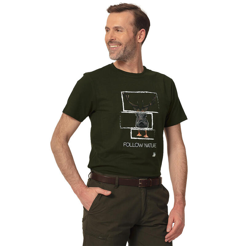 T-shirt Tagart FNT Duck Green myśliwski nadruk