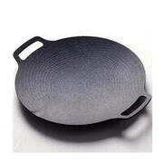 韓國易潔燒年輪烤盤 25CM (電磁爐適用) - 黑色