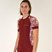 Maillot Cyclisme Femme Bordeaux Ecoresponsable
